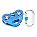 Genericer Carrucola Tandem Pulley，Carrucola rampicante Carrucola Doppia Carrucola per Cavo di Salvataggio Zip Line Attrezzatura per Arrampicata all'aperto