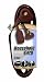 Coleman Cable 09407 7-Feet Flatplug Extension Cord 2-Prong with Glowing plug, Brown