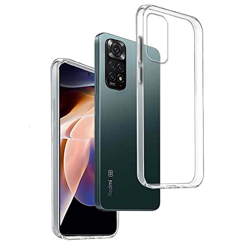 Funda Carcasa Gel Transparente para XIAOMI REDMI Note 11 4G - XIAOMI REDMI Note 11s 4G, Ultra Fina 0,33mm, Silicona TPU de Alta Resistencia y Flexibilidad