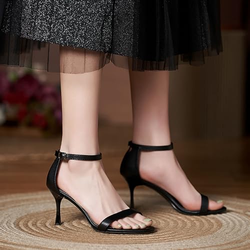 Women's Stiletto Open Toe Strappy Sandals for Dress Wedding Evening Prom3