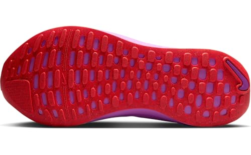 Nike InfinityRN 4 Men's Road Running Shoes (DR2665-011, Vast Grey/Hyper Violet/Bright Crimson) Size 124
