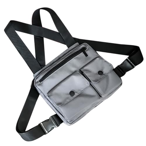 Bolso de pecho de diseño moderno con acabados resistentes de alta gama