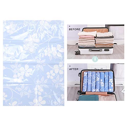 Fishawk Bolsa de armazenamento à vácuo, 2 peças, bolsa de armazenamento à vácuo com clipe de vedação