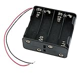 Contacts : câbles volants AA X 8 ouvert support de batterie Box 150 mm fils Mène