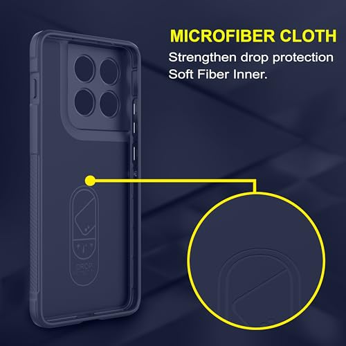 Image of Zapcase Back Case Cover for Motorola Edge 70 5G | Compatible for Motorola Edge 70 5G Back Cover | Liquid Silicon Magic Case with Camera Protection | Sapphire