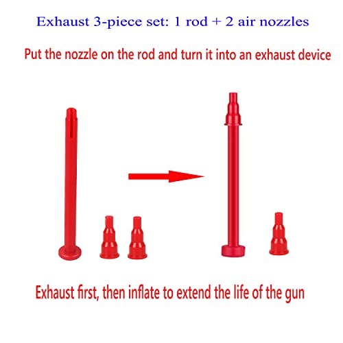 Butane Tank Adapter-6Pcs Butane Nozzle - 2Set Butane Lighter And Torch Refill Or Release Adapter, Gas Refill Adapter For Most Nozzle's Butane Tank, Butane Torch, Butane Lighter Red #TOP3