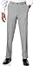 Haggar Men's Cool 18 Expandable Waist Straight Fit Plain Front  Check Pant