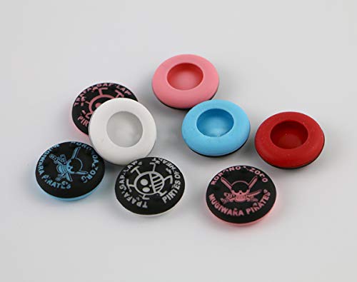 4 In 1 Analog Stick Joystick Rubber Silicone Cap Thumbstick Thumb Grip Cover Case Skin Joystick Grips For Ps4 Ps3 Xbox One Xbox 360 Controller (2# White) #TOP6