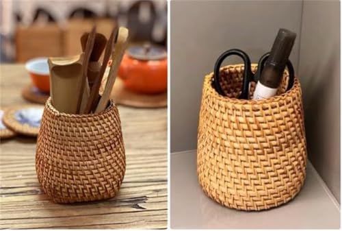 小物収納 樽型 木製 （ 天然木 小物入れ 卓上 収納 収納ケース ペン立て カトラリースタンド 箸立て 木製小物 アジアン雑貨 眼鏡 文房具 ペン  ツールスタンド 天然素材 おしゃれ キッチン インテリア 雑貨 ディスプレイ ）:リビングート JRE MALL店通販｜JRE MALL ... ペン立て ペン置き ペン入れ 小物入れ かわいい 手作り 収納ケース 藤編み 収納ケース 箸 スプーン かご 鉛筆 文具ホルダー 卓