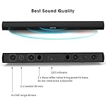 BESTISAN Sound Bar, 100Watt Soundbar for TV, Wired & Wireless Bluetooth 5.0 Sound Bar(40 Inch, 6 Drivers, Optical, HDMI-ARC) - Image 3