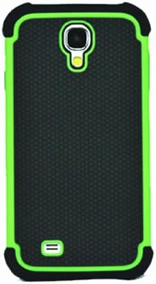 KABB Green Plastic + Silicon 3 in1 Hybrid Material Protective Armor Case for Samsung Galaxy S4 i9500 (Not fit for Samsung Galaxy s4 active)