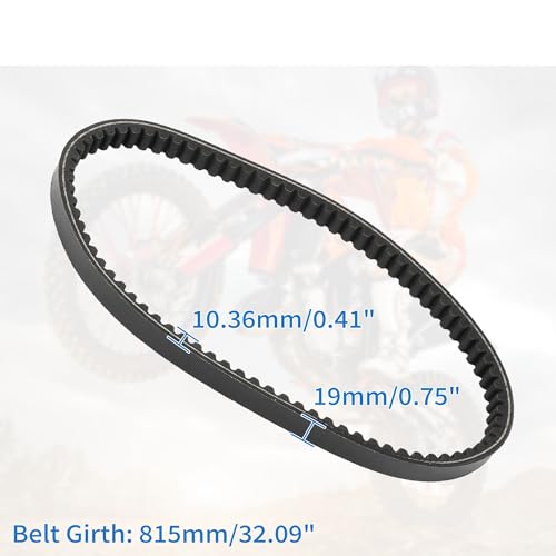 Courroie transmission embrayage moto résistante usure