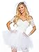 Leg Avenue Women's Blushing Bride Costume, White/White, Small/Medium