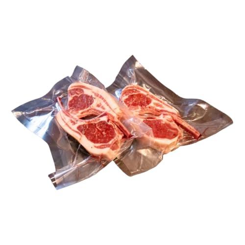 ラムチョップ(骨付きラム肉) 2本×2袋 | 羊 羊肉 肉 お肉 肉厚 熟成 冷凍 伝統食材 ステーキ バーベキュー 焼肉 グルメ 骨付き おかず ギフト 贈答 北海道 滝川市