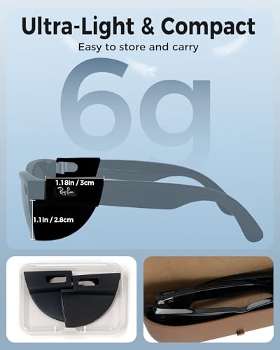 Image of ZORBES Meta Glasses LED Blocker Side Shields, Gen 1 /2 Silicone Accessory