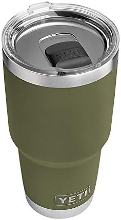 YETI Rambler 30 oz Stainless Steel Vacuum Insulated Tumbler w/MagSlider Lid, Olive Green