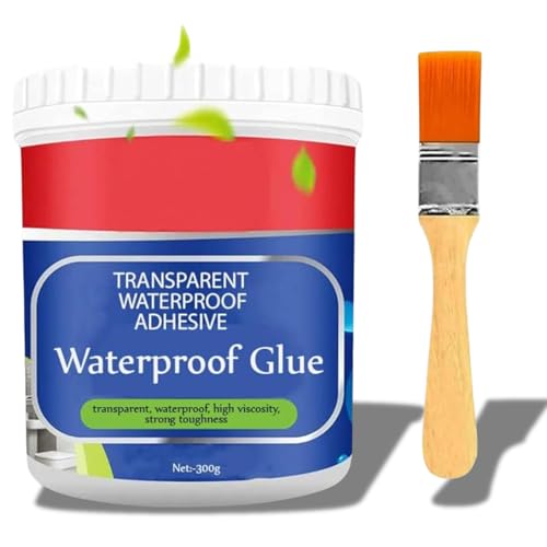 Image of Multi-Surface Waterproof Bonding Glue - Crack Sealing Transparent Adhesive for Roofs, Pipes, Bathroom Repairs, super glue, super glue plastic