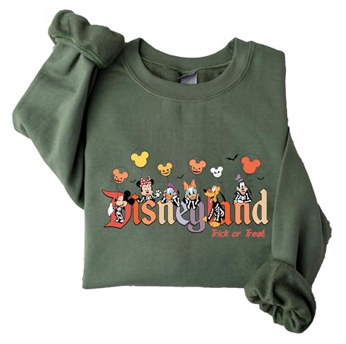 Mickey and Friends Halloween Sweatshirt, Mickey and Friends Shirt, Halloween sweatshirt, Funny Halloween shirt Multicolor