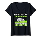 Cortacésped de césped de jardín robot cortacésped automático Camiseta Cuello V