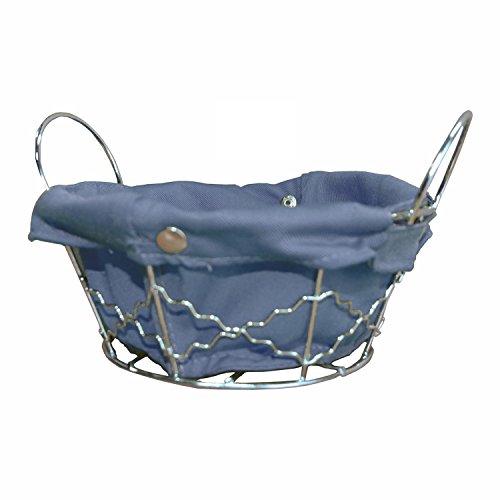 Secret de gourmet Panier Multi-usages Rond - Metal et Coton - Gris Cover