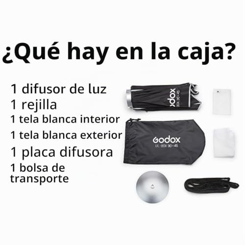 Softbox rectangular Godox UL-Box 30x45 cm para focos con montura Bowens 5
