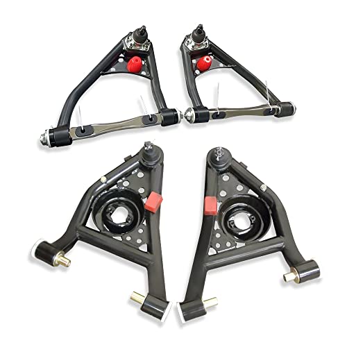 Demotor Performance Tube Tubular Control Arms Upper & Lower For 67-69 Camaro Firebird 68-74 Nova #TOP1