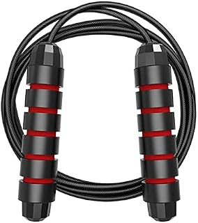 Amazon Brand -Umi. Tangle-Free Skipping Rope with Ball Bearings and Memory Foam Handles