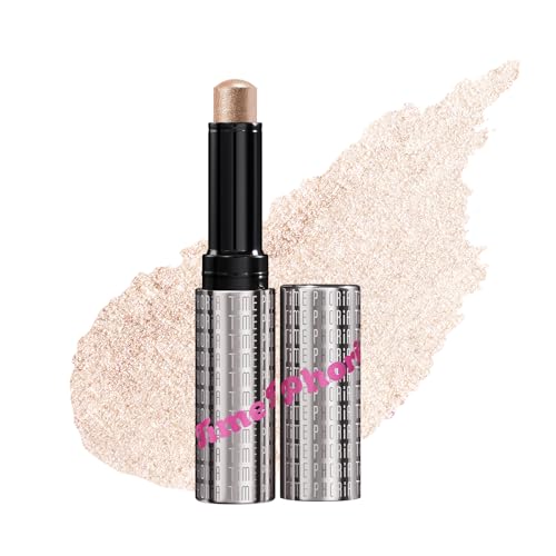 TIMEPHORIA Illumina Jelly Gel Eyeshadow Stick 001 Moonshell- Light Champagne Shimmer Sparkle Finish Cream Texture With Cooling Feel Long-Lasting Crease-Proof Smudgeproof Eye Shine Easy Application
