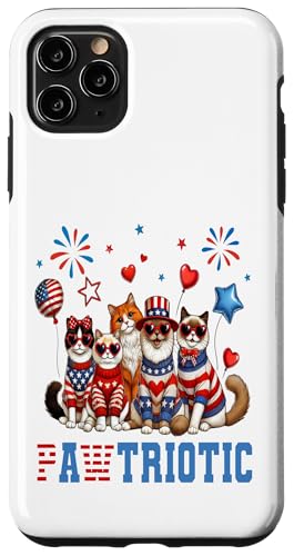 �����I�ȔL Pawtriotic Cool 7��4�� �A�����J�[�i���� �X�}�z�P�[�X iPhone 11 Pro Max �p
