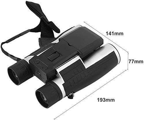 Lornetka do aparatu cyfrowego 1080p 5.1 cm LCD 12 x 32 HD, składany teleskop z wbudowaną kamerą i pamięcią 8 GB