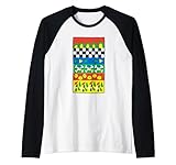 BILMMS00463 Donald Duck Vintage Pattern Manche Raglan