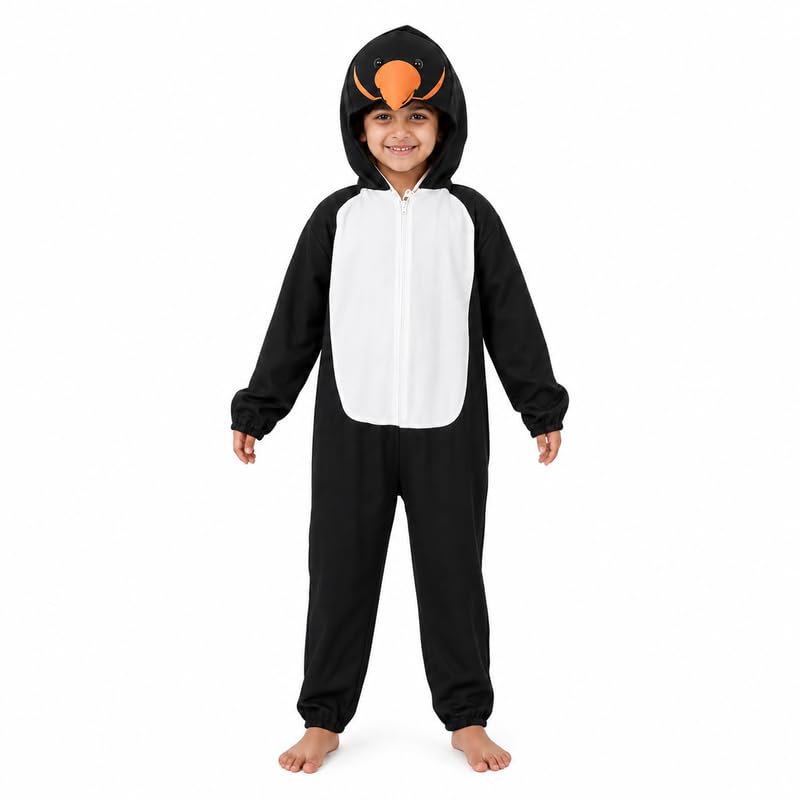 Image of Animal Costume for Kids | Plush Fancy Dress Costume for Boys & Girls |School Fancy Dress, Annual Day, Jungle Theme, Role Play, Halloween & Birthday Party