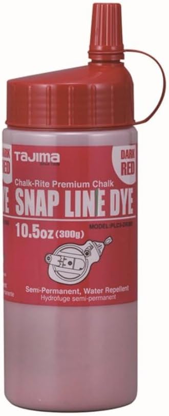 Tool Snap Line Dye Tajima -Red 10.5 Ounce (84-895)
