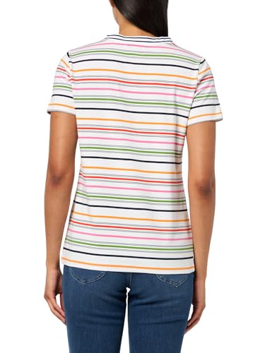 Image of Nautica Women's Solid V-Neck Short Sleeve T-Shirt Shirt