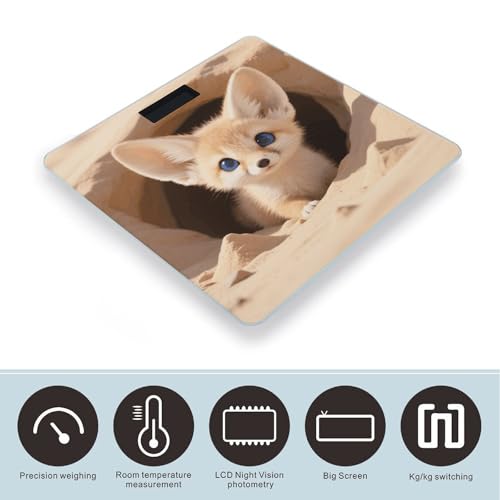 Báscula digital para baño con precisión 400 lb miniatura 3