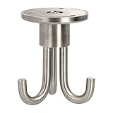 Garderobenhaken aus massivem Edelstahl • 3 Haken - Garderobe • Material Edelstahl