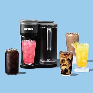 Keurig K-Brew+Chill Iced or Hot Single-Serve K-Cup Coffee Maker with MultiStream and QuickChill Technology, 70oz. Removable Reservoir Keurig K BrewChill Iced or Hot Single Serve K Cup Coffee Maker with MultiStream and QuickChill Technology 70oz Removable Reservoir
