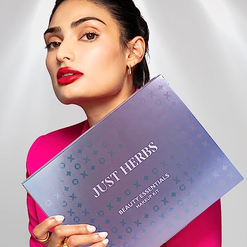 Just Herbs Makeup Kit for Women with Kohl Kajal, 3 in 1 Primer, Liquid Lipstick, Serum Foundation SPF 30+, Saptajal Makeup Removal Toner and Lip & Cheeck Tint (Gift Set) 2 Just Herbs Makeup Kit for Women with Kohl Kajal, 3 in 1 Primer, Liquid Lipstick, Serum Foundation SPF 30+, Saptajal Makeup Removal Toner and Lip & Cheeck Tint (Gift Set) - Image 2