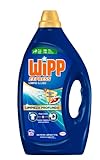 Fórmula avanzada: la nueva fórmula de Wipp Express Detergente Líquido Limpio y Liso limpia tus prendas de ropa en profundidad y deja tu lavadora higiénicamente limpia.