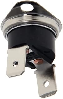 Jutagoss KSD301 Thermostat Thermal Switch Normal Closed N.C 4.8mm Adjust Snap Disc Limit Control Switch Microwave Thermostat Off at 140Â°C/284Â°F 5Pcs