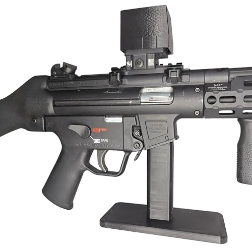 Hammy3DPrints Display Stand for HK MP5 22LR | Rifle Holder Storage Rack (Black)