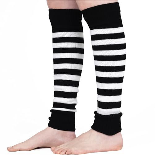 Mysocks calentadores raya blanco negro