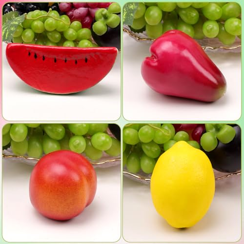 Meiwlong 18 Pcs Lifelike Plastic Artificial Fruit for Decoration by Meiwlong - Image 4