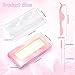 175 Pieces Lash Packaging Wholesale, Include 30 Empty Eyelashes Packaging Box, 30 False Lash Trays, 15 Eyelash Tweezers and 100 Eyelash Brush Mascara Wands Disposable (Pink)