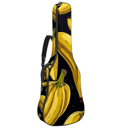 Étui souple pour guitare imperméable en tissu Oxford avec 2 poches