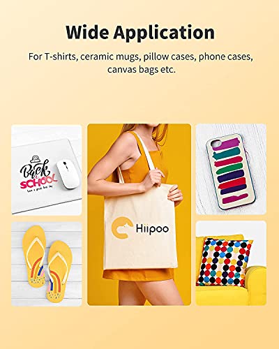 Hiipoo Sublimation Paper 8.5X11 Inch, Work With Sublimation Ink And E Sawgrass Inkjet Printers For Mugs T-Shirts Light Fabric And Other Sublimation Blanks (110 Sheets, 120G) (A-8.5X11) #TOP5