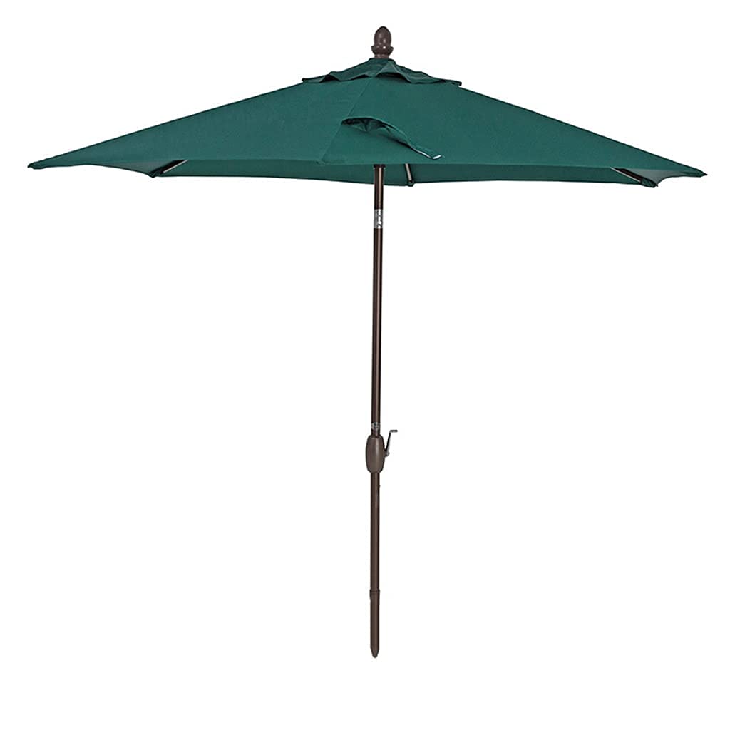 Sun parasol inclinable con botón de pulso y varilla de aluminio azul 7