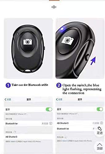 4 Pack Bluetooth Shutter Remote Apply to Every Phone, Bluetooth Camera Control with Bluetooth Wireless Technology, Remote Shutter for Smartphones,Camera Remote Control Compatible by iOS/Android - Thumbnail 7