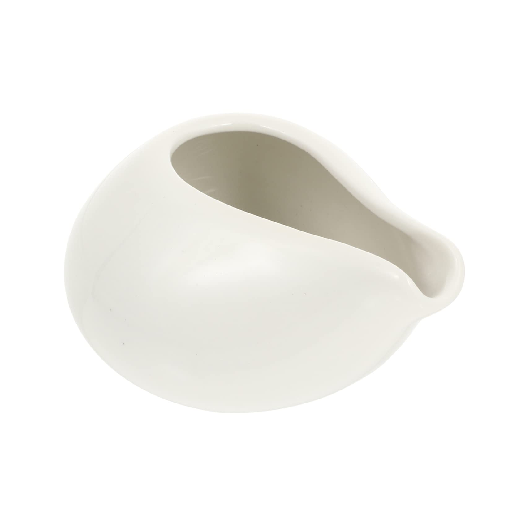 CIYODO Multifunctional Sauce Dispenser Ceramic Gravy Cup for Kitchen Restaurant Use for Sauces Dressings and Syrups Easy to Clean Stackable Design