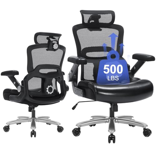 TOPBSHODC 500lbs Heavy Duty Ergonomic Office Chair, Big and...